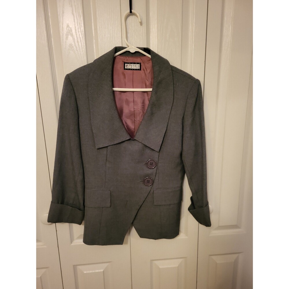 Women's Vintage Spiegel Gray Blazer